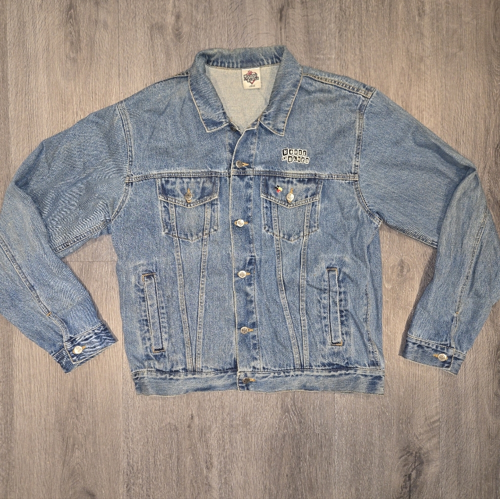 House Of Blues Denim Jacket With Graphic Patch - image 1
